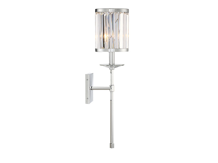 Savoy House Ashbourne 9-400-1-11 Wall Sconce Light - Polished Chrome