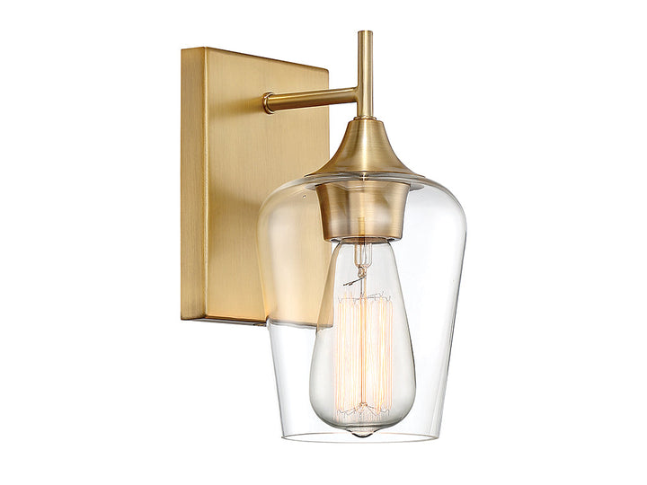 Savoy House Octave 9-4030-1-322 Wall Sconce Light - Warm Brass