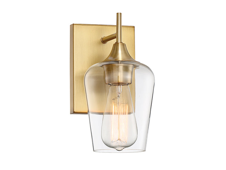 Savoy House Octave 9-4030-1-322 Wall Sconce Light - Warm Brass