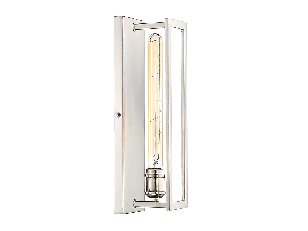 Savoy House Clifton 9-900-1-109 Wall Sconce Light - Polished Nickel