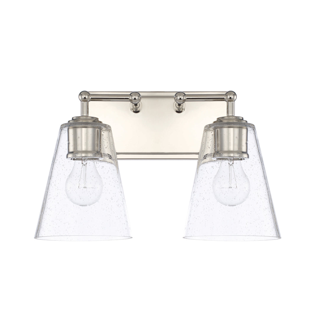 Capital Murphy 121721PN-463 Bath Vanity Light 15 in. wide - Polished Nickel