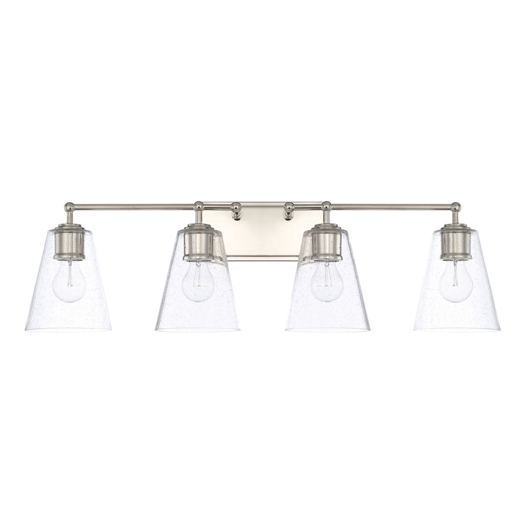 Capital Murphy 121741PN-463 Bath Vanity Light 33 in. wide - Polished Nickel