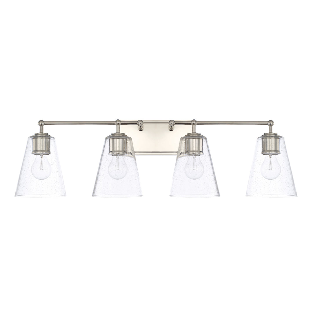 Capital Murphy 121741PN-463 Bath Vanity Light 33 in. wide - Polished Nickel