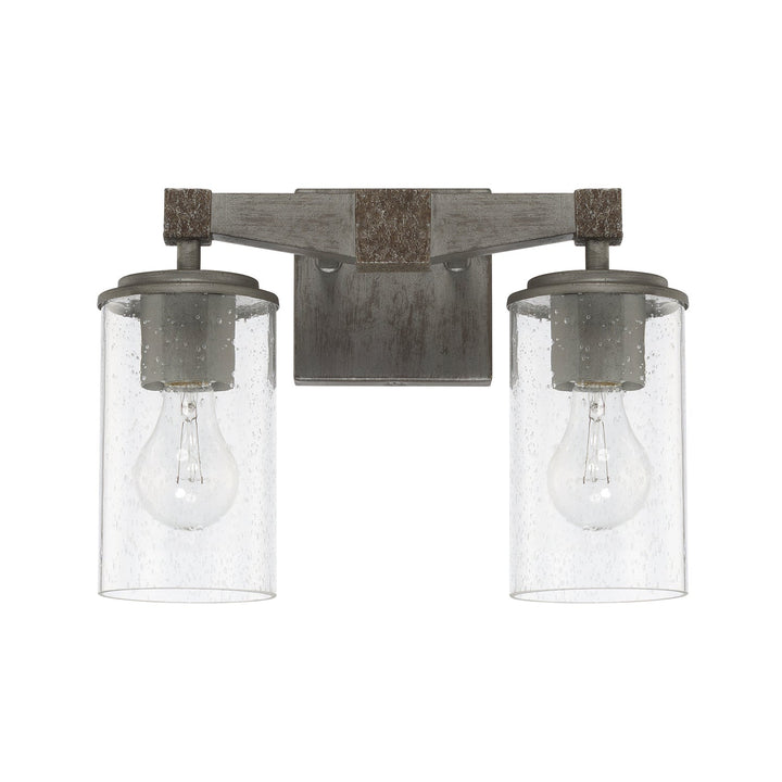 Capital Zac 125921UG-435 Bath Vanity Light 14 in. wide - Urban Grey