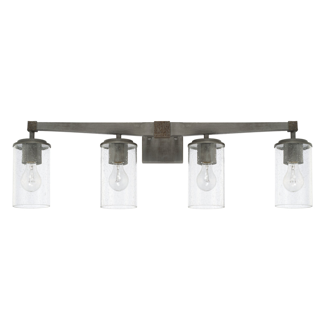 Capital Zac 125941UG-435 Bath Vanity Light 33 in. wide - Urban Grey