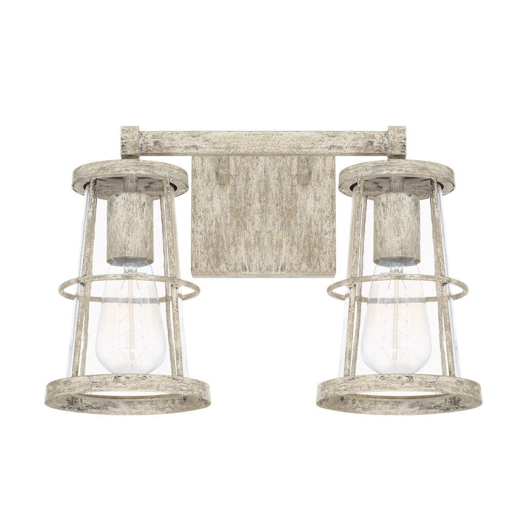 Capital Beaufort 127421MS Bath Vanity Light 14 in. wide - Mystic Sand