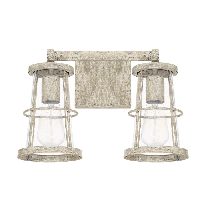 Capital Beaufort 127421MS Bath Vanity Light 14 in. wide - Mystic Sand