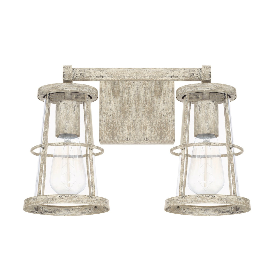 Capital Beaufort 127421MS Bath Vanity Light 14 in. wide - Mystic Sand