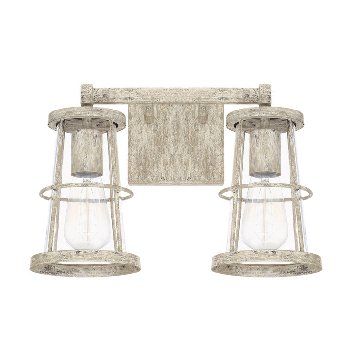 Capital Beaufort 127421MS Bath Vanity Light 14 in. wide - Mystic Sand