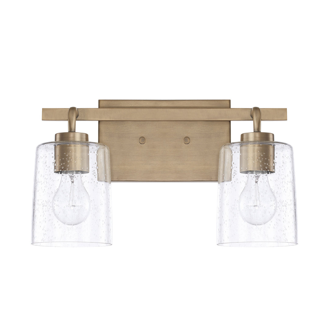 Capital Greyson 128521AD-449 Bath Vanity Light 15 in. wide - Aged Brass
