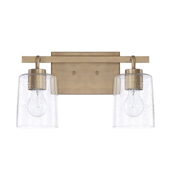 Capital Greyson 128521AD-449 Bath Vanity Light 15 in. wide - Aged Brass