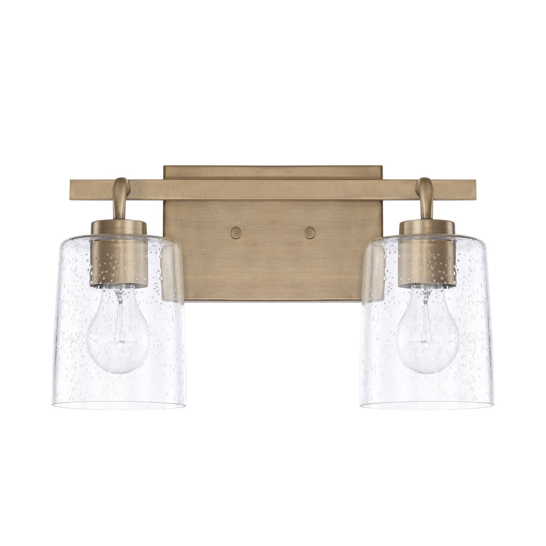 Capital Greyson 128521AD-449 Bath Vanity Light 15 in. wide - Aged Brass