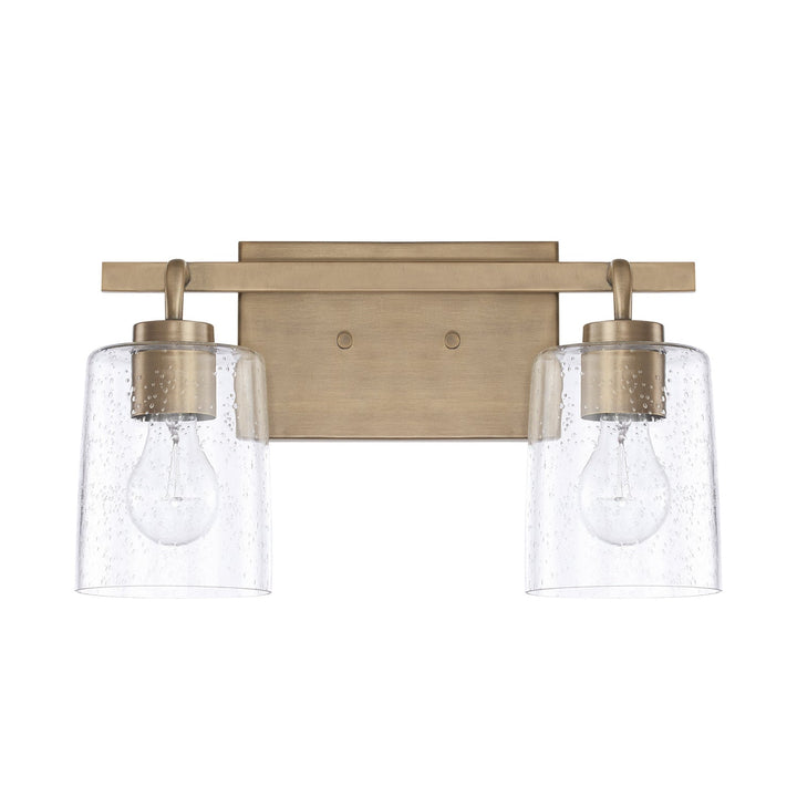Capital Greyson 128521AD-449 Bath Vanity Light 15 in. wide - Aged Brass
