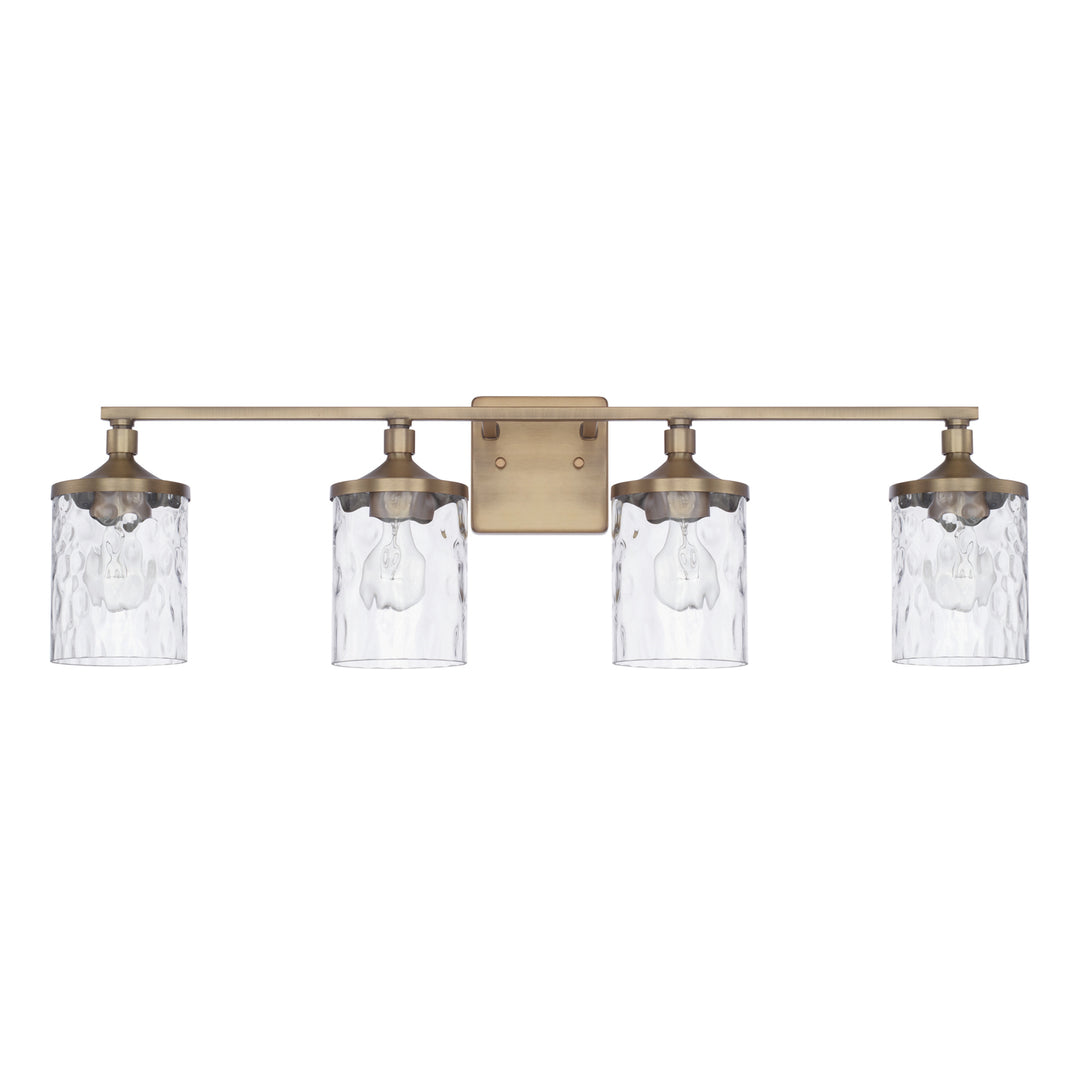 Capital Colton 128841AD-451 Bath Vanity Light 34 in. wide - Aged Brass
