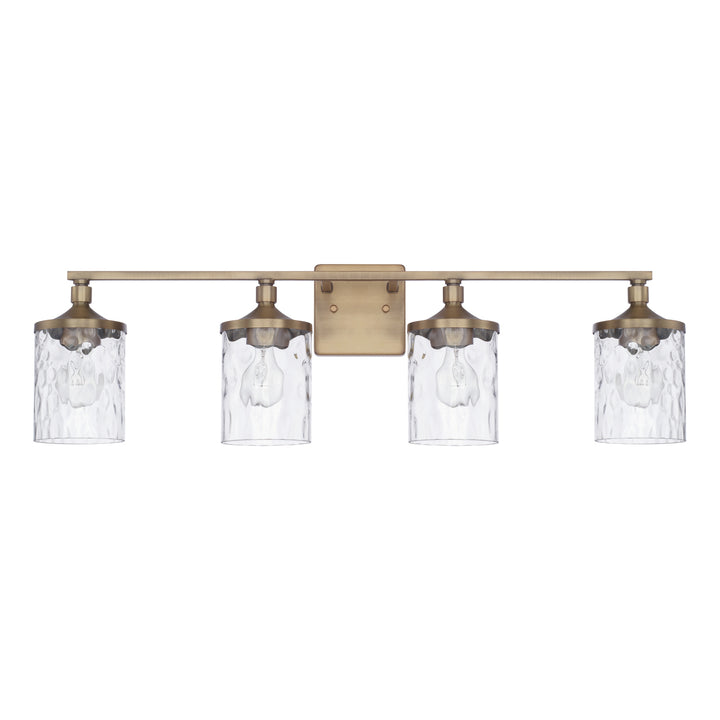 Capital Colton 128841AD-451 Bath Vanity Light 34 in. wide - Aged Brass