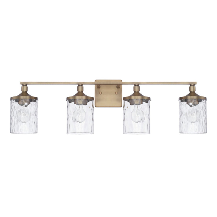 Capital Colton 128841AD-451 Bath Vanity Light 34 in. wide - Aged Brass