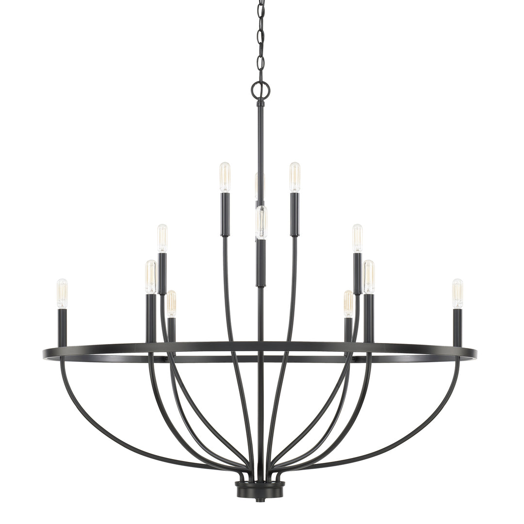 Capital Greyson 428501MB Chandelier Light - Matte Black