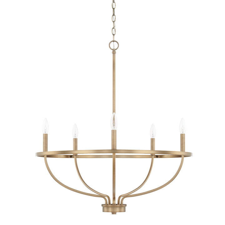 Capital Greyson 428551AD Chandelier Light - Aged Brass