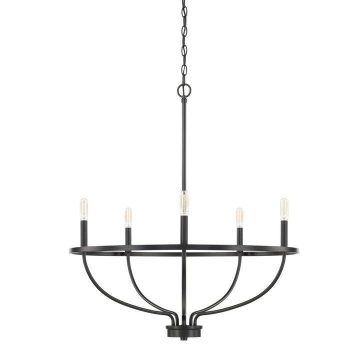 Capital Greyson 428551MB Chandelier Light - Matte Black