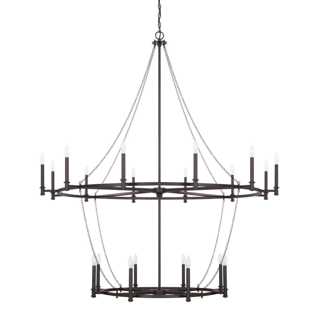 Capital Lancaster 528702BI Chandelier Light - Black Iron