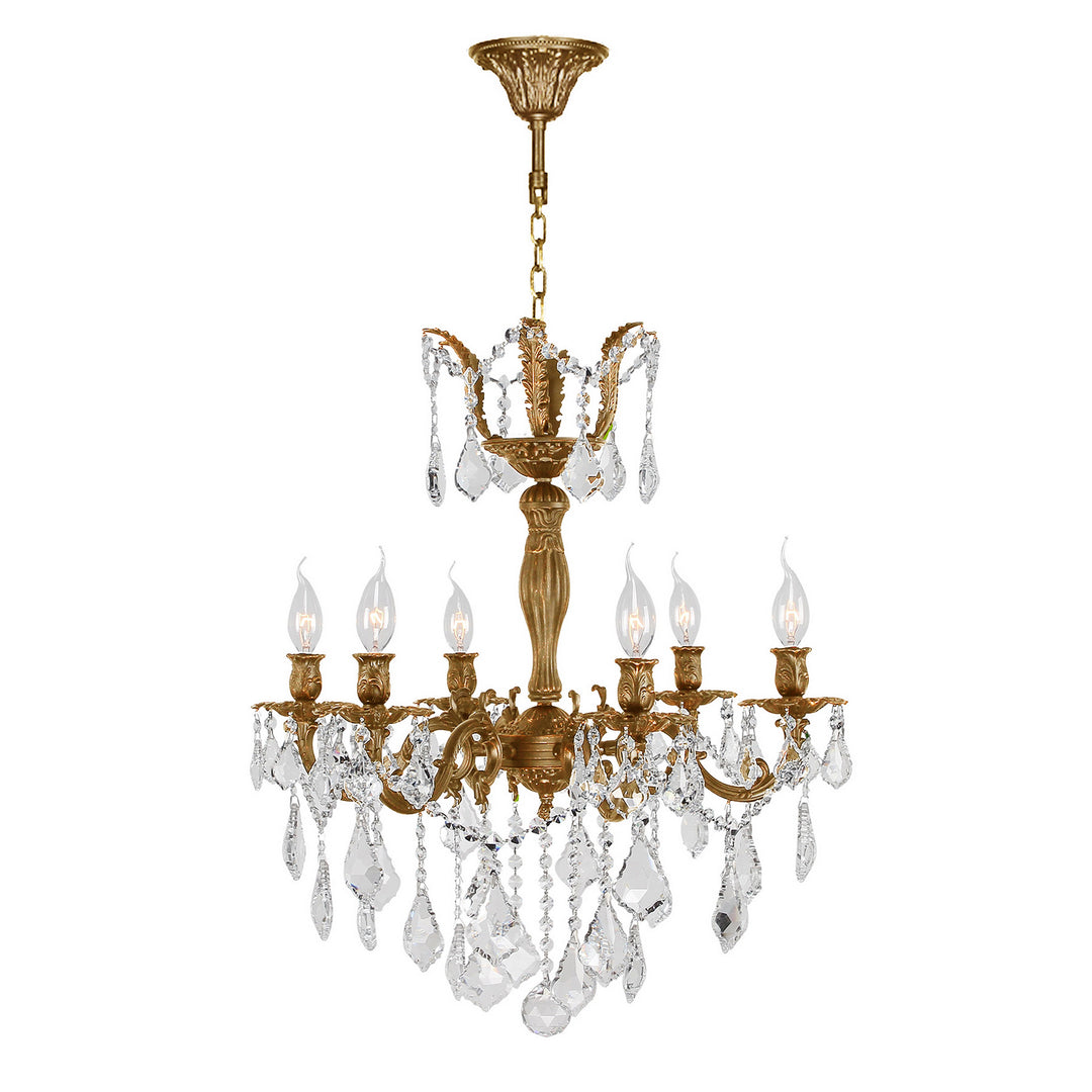 Worldwide Versailles W83328FG23 Chandelier Light - French Gold