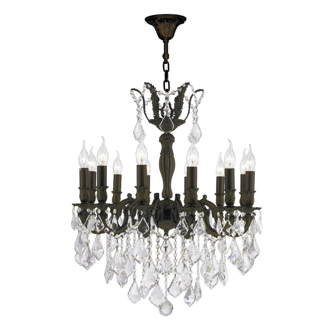 Worldwide Versailles W83341F27 Chandelier Light - Dark Bronze