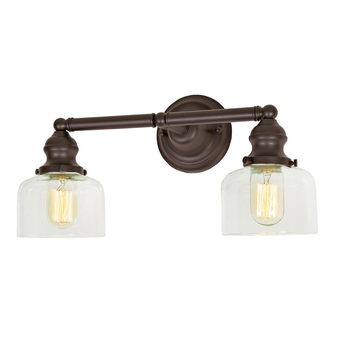 JVI Designs Union Square 1211-08 S4 Bath Vanity Light 17 in. wide - Oil Rubbed Bronze