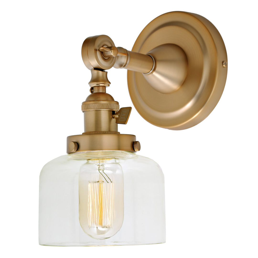 JVI Designs Soho 1251-10 S4 Wall Light - Satin Brass