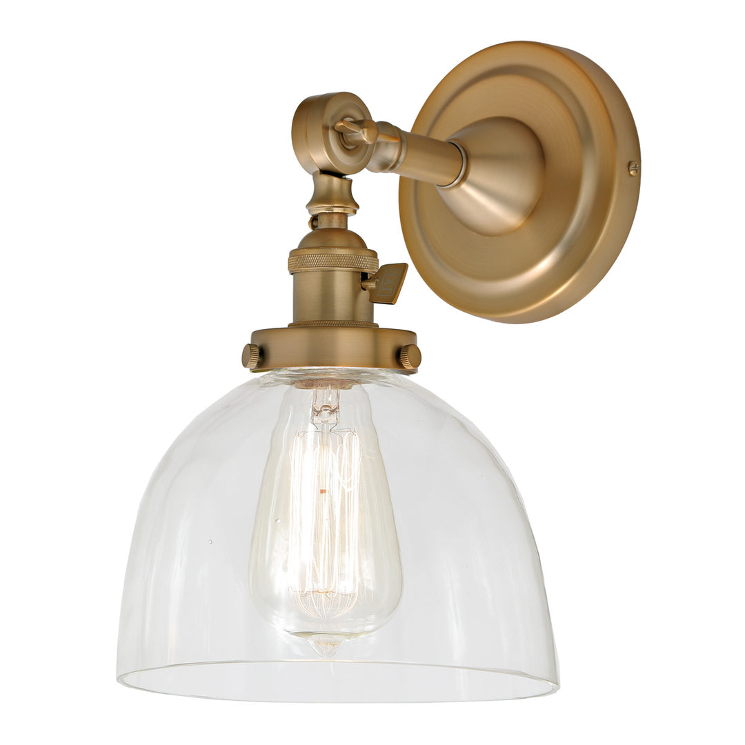 JVI Designs Soho 1251-10 S5 Wall Light - Satin Brass