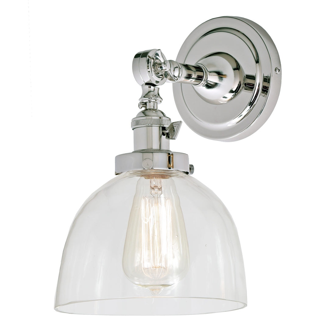 JVI Designs Soho 1251-15 S5 Wall Light - Polished Nickel