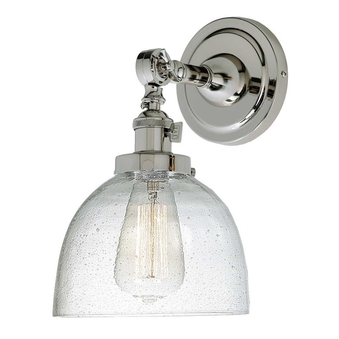 JVI Designs Soho 1251-15 S5-CB Wall Light - Polished Nickel