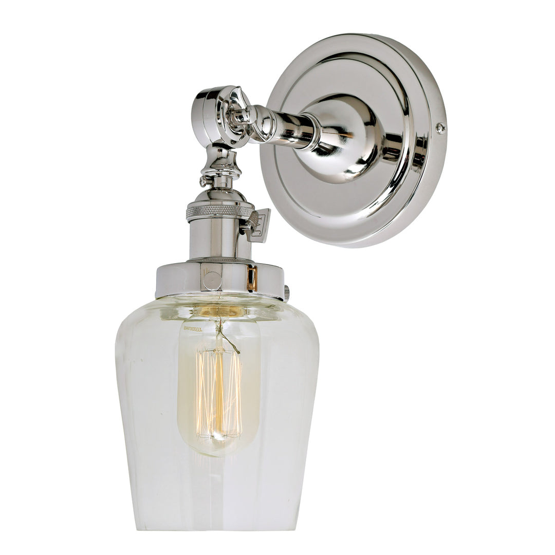 JVI Designs Soho 1251-15 S9 Wall Light - Polished Nickel