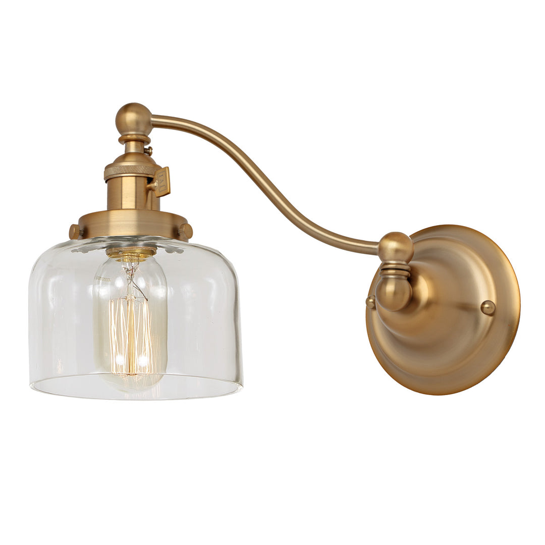 JVI Designs Soho 1253-10 S4 Wall Light - Satin Brass