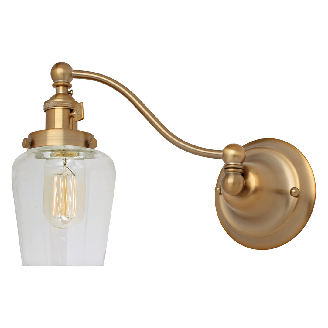 JVI Designs Soho 1253-10 S9 Wall Light - Satin Brass
