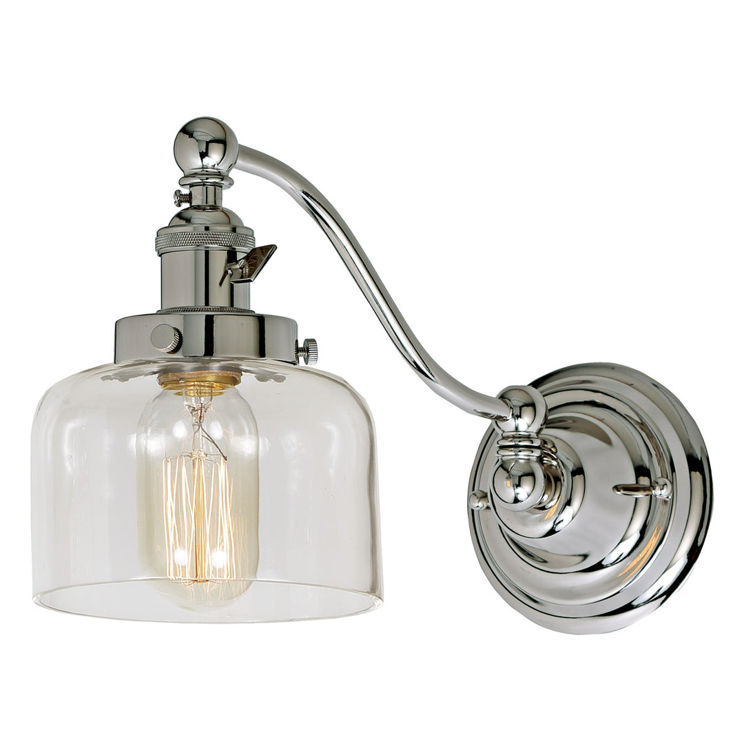 JVI Designs Soho 1253-15 S4 Wall Light - Polished Nickel