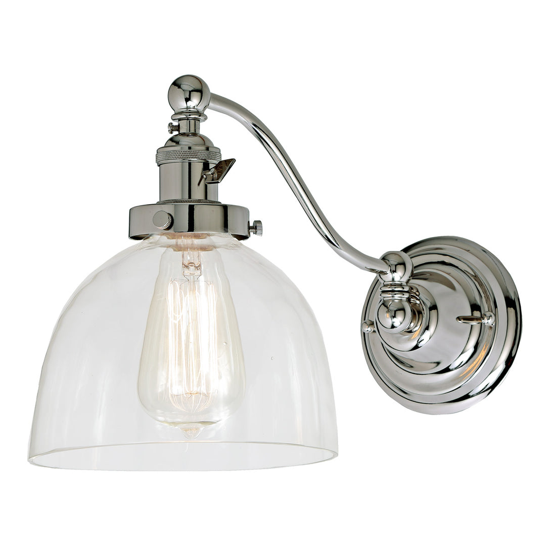 JVI Designs Soho 1253-15 S5 Wall Light - Polished Nickel