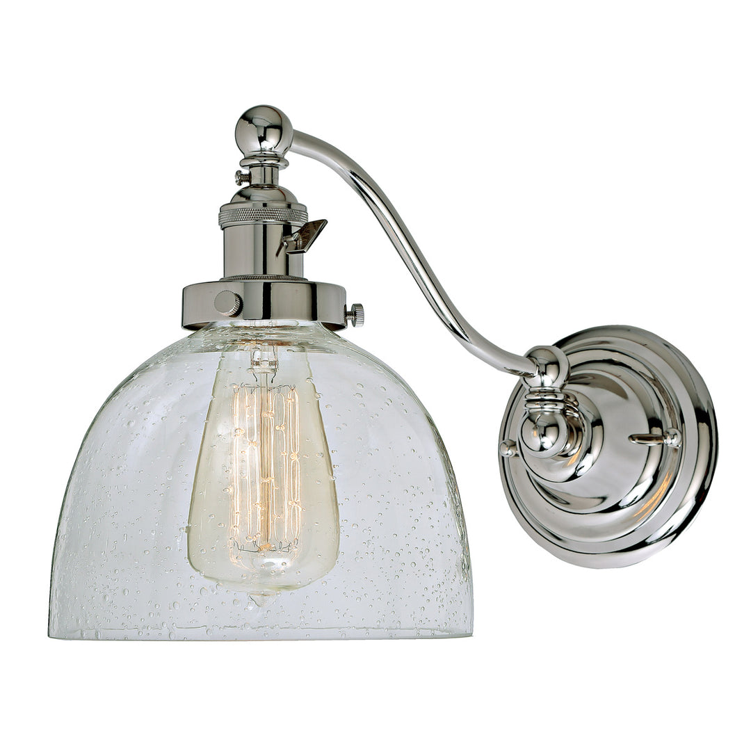 JVI Designs Soho 1253-15 S5-CB Wall Light - Polished Nickel