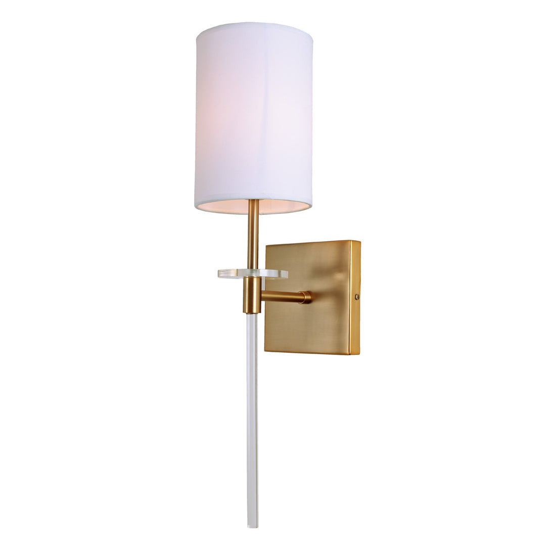 JVI Designs Sutton 1261-10 Wall Light - Satin Brass