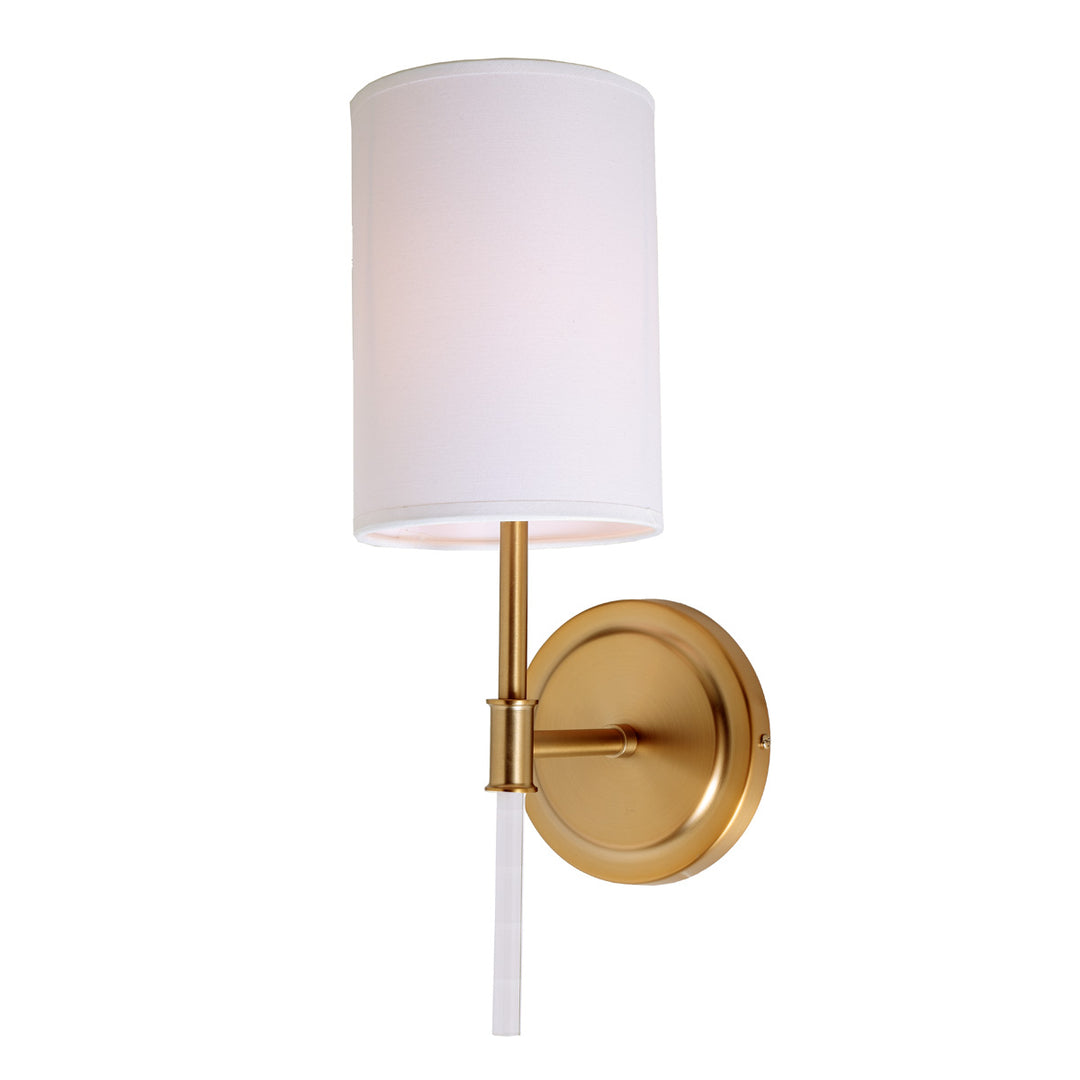 JVI Designs Hudson 1265-10 Wall Light - Satin Brass