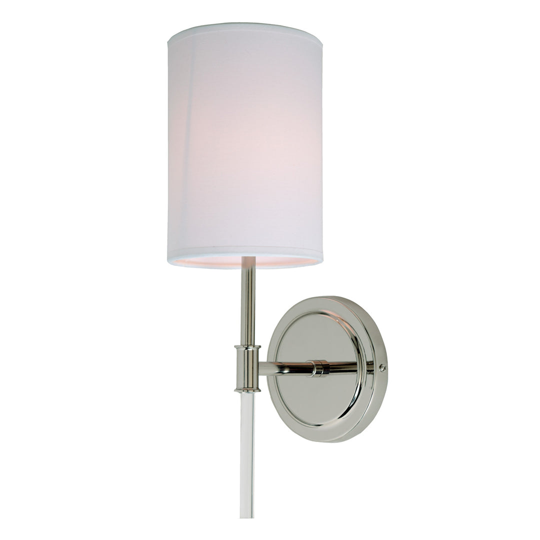 JVI Designs Hudson 1265-15 Wall Light - Polished Nickel