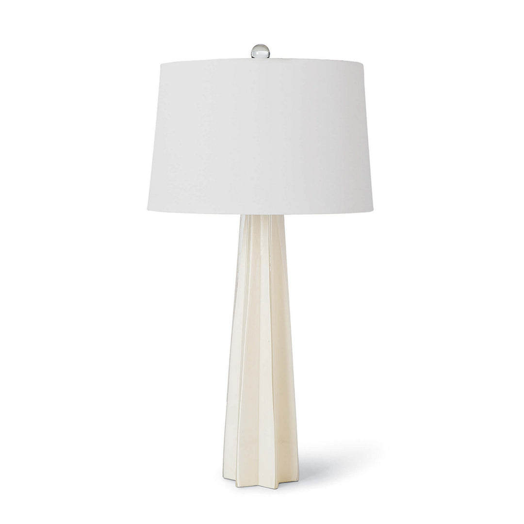 Regina Andrew 13-1098WT  Glass Lamp White