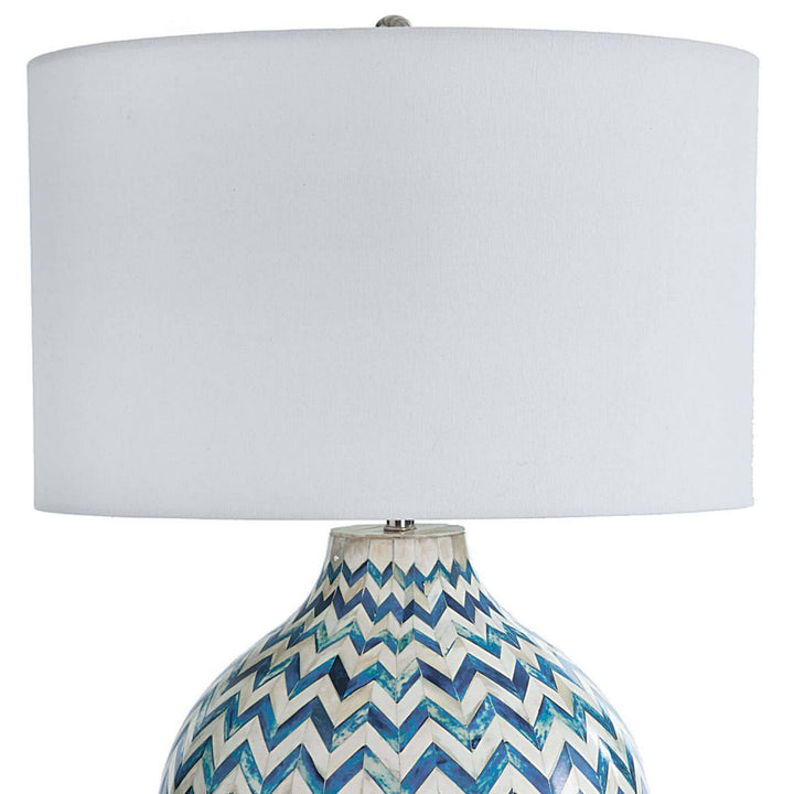 Regina Andrew 13-1200  Chevron Lamp Indigo