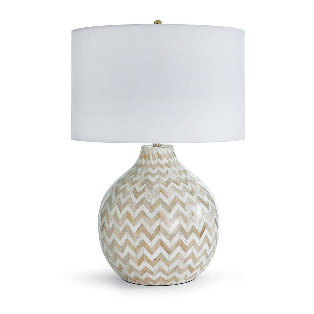 Regina Andrew 13-1201  Chevron Lamp Natural