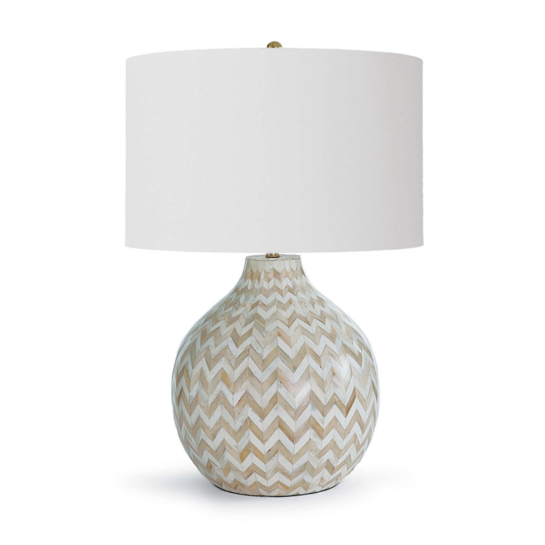 Regina Andrew 13-1201  Chevron Lamp Natural