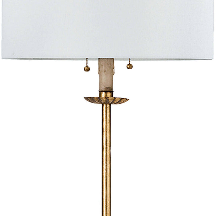 Regina Andrew 14-1015  Clove Lamp Antique Gold Leaf