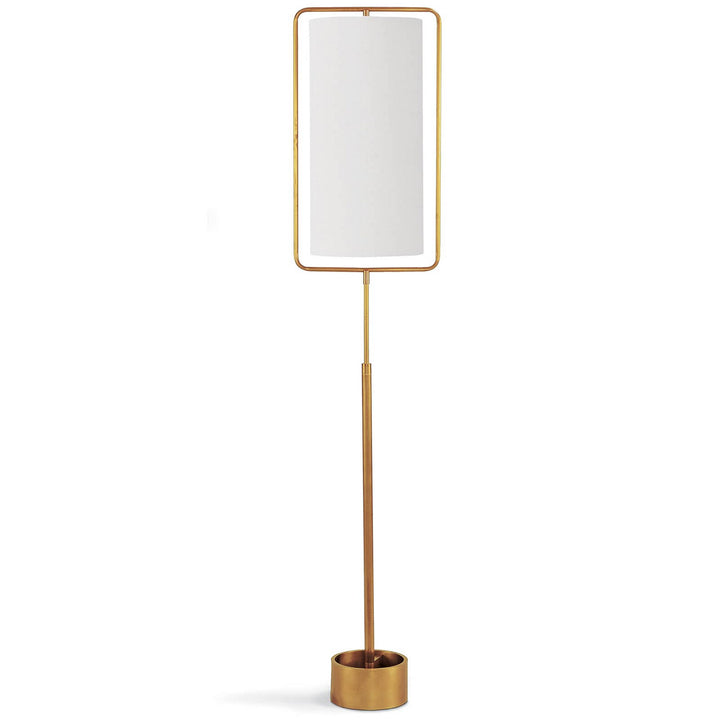 Regina Andrew 14-1019NB Modern Geo Lamp Natural Brass