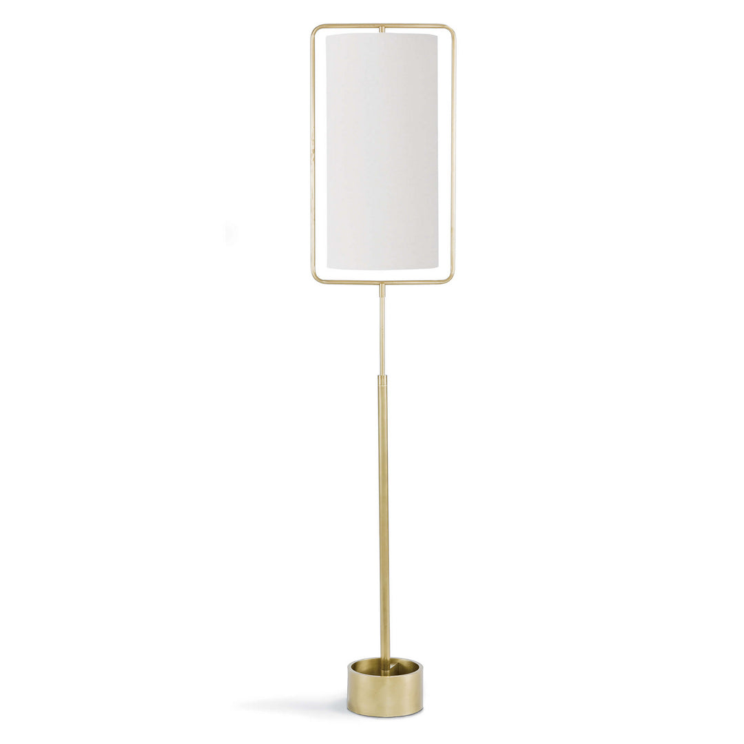 Regina Andrew 14-1019NB Modern Geo Lamp Natural Brass