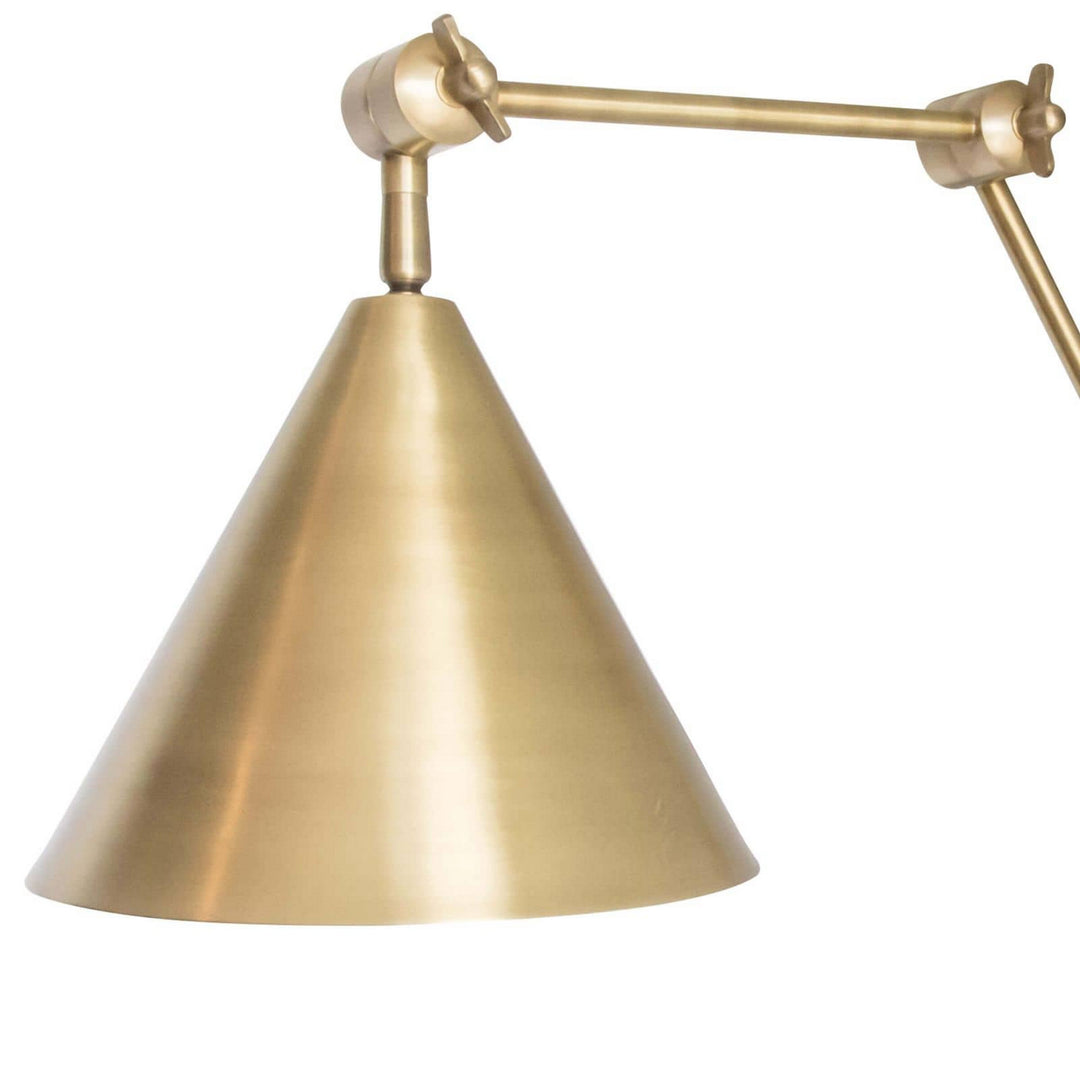 Regina Andrew 15-1008NB  Zig-Zag Lamp Natural Brass