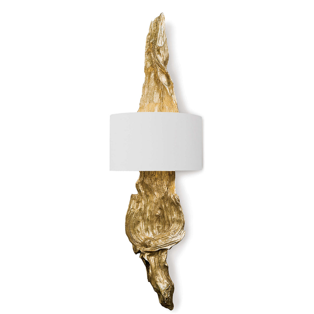 Regina Andrew Driftwood 15-1011AGL Wall Sconce Light - Antique Gold Leaf