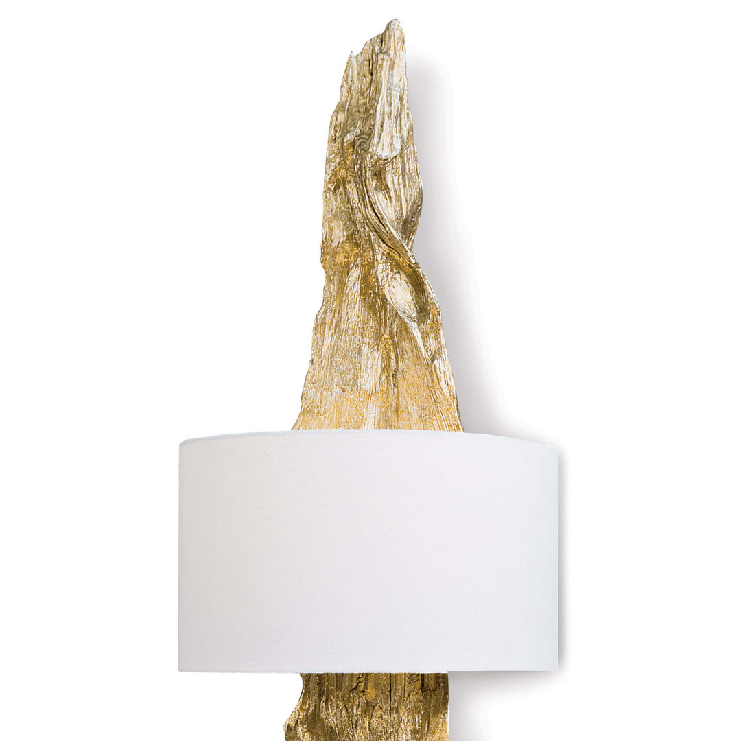 Regina Andrew Driftwood 15-1011AGL Wall Sconce Light - Antique Gold Leaf